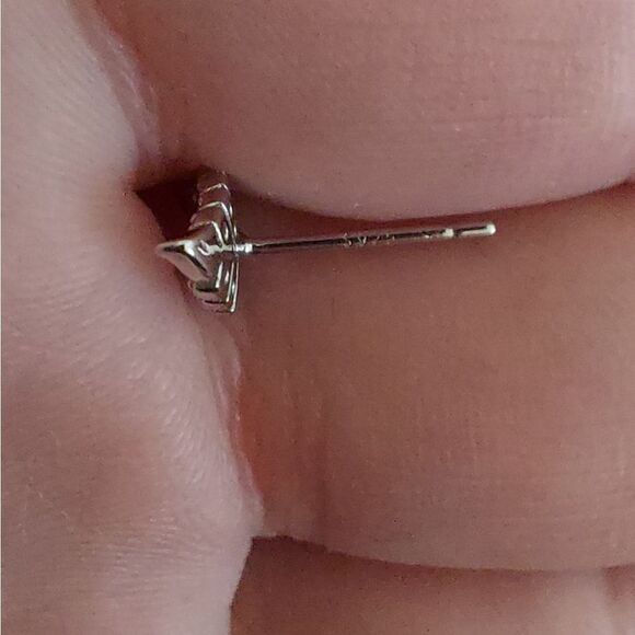 925 Sterling Silver Feather Earrings - Picture 9 of 9